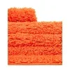 Tapete Shag Solido en Naranja Tigre