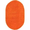 Tapete Shag Solido en Naranja Tigre
