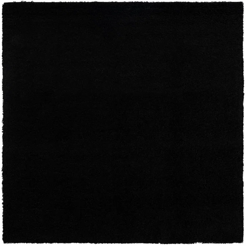 shag solido en negro