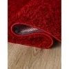 shag solido en rojo cereza