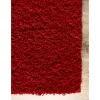 shag solido en rojo cereza