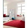 shag solido en rojo cereza