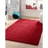 shag solido en rojo cereza