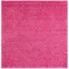 shag solido en rosa chicle