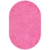 shag solido en rosa chicle