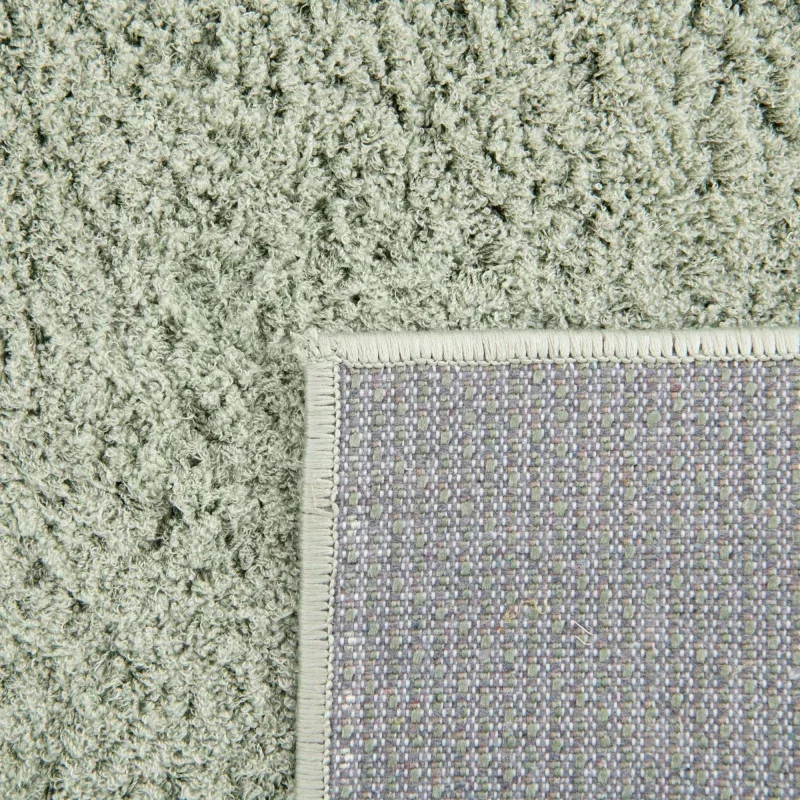 Tapete Shag Studio Textura Uniforme en Verde Salvia