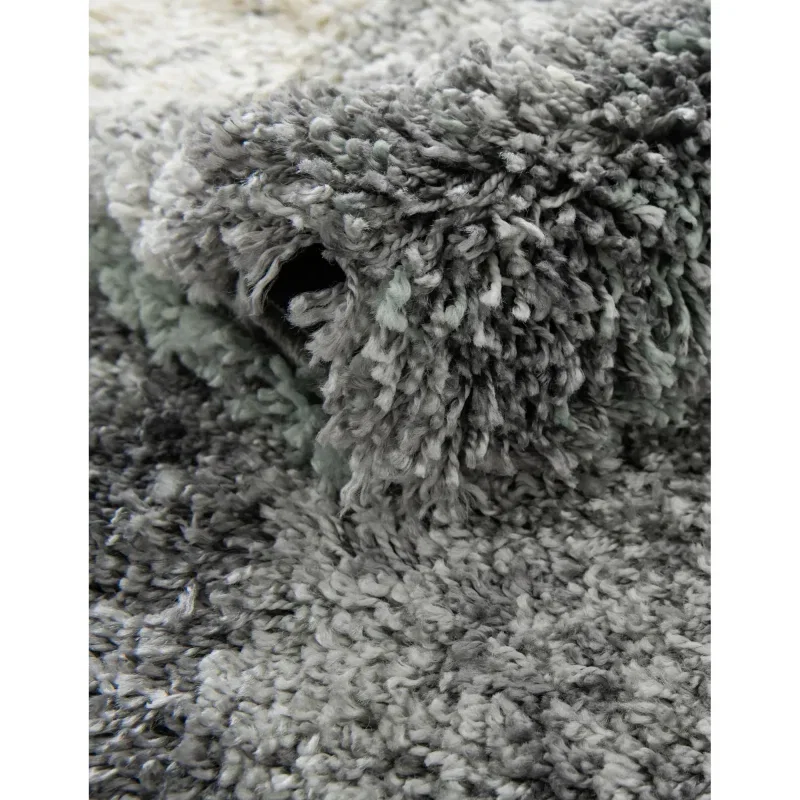 shag tacto abstracto en verde salvia