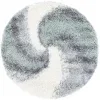 shag tacto abstracto en verde salvia