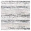 Tapete Shag Toscana de Rayas en Marfil con Gris