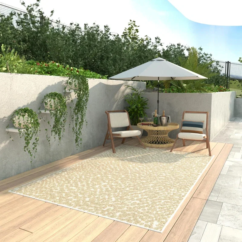 sinfonia exterior animal print en beige