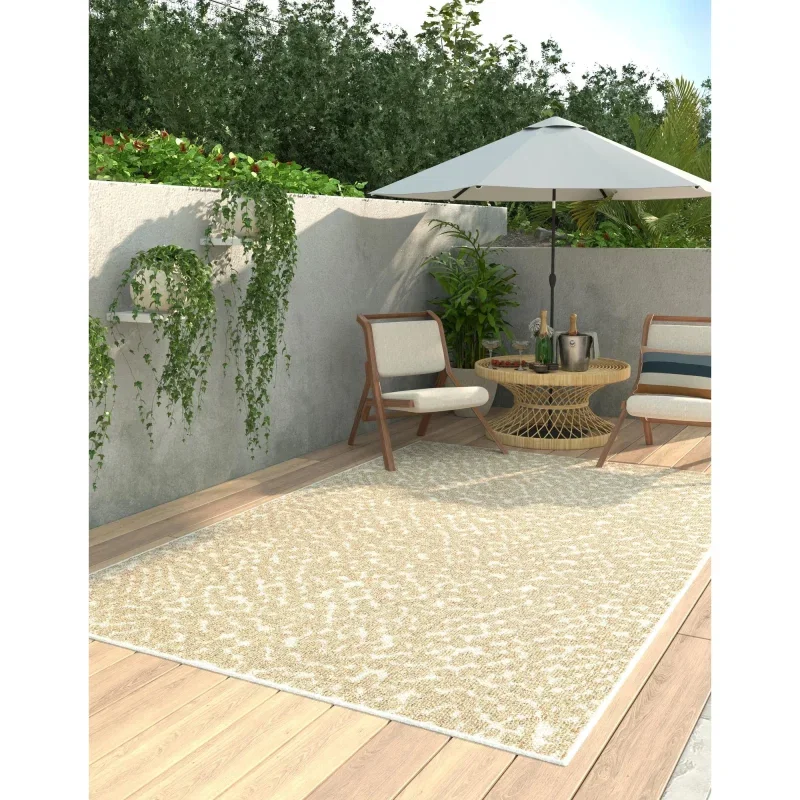 sinfonia exterior animal print en beige