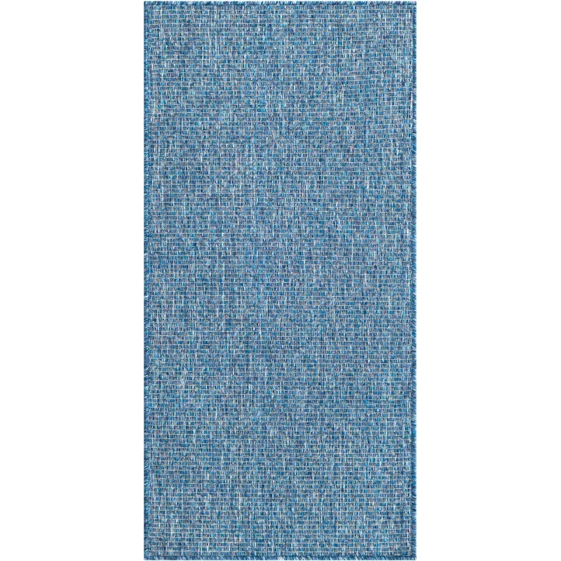 Tapete Solido Exterior en Azul