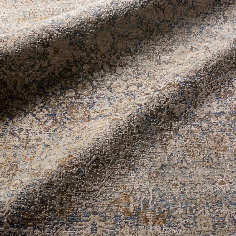 Tapete Susurro Ikat Teñido Vintage en Gris