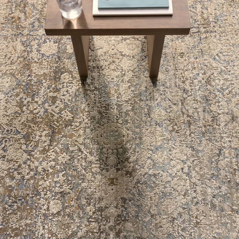 Tapete Susurro Ikat Teñido Vintage en Gris