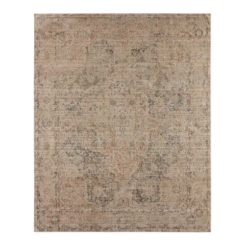 Tapete Susurro Ikat Vintage en Gris y Azul