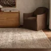 Tapete Susurro Ikat Vintage en Gris y Azul