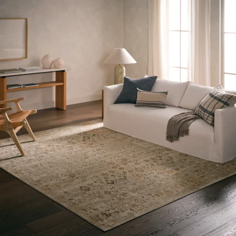 Tapete Susurro Ikat Vintage en Gris y Dorado