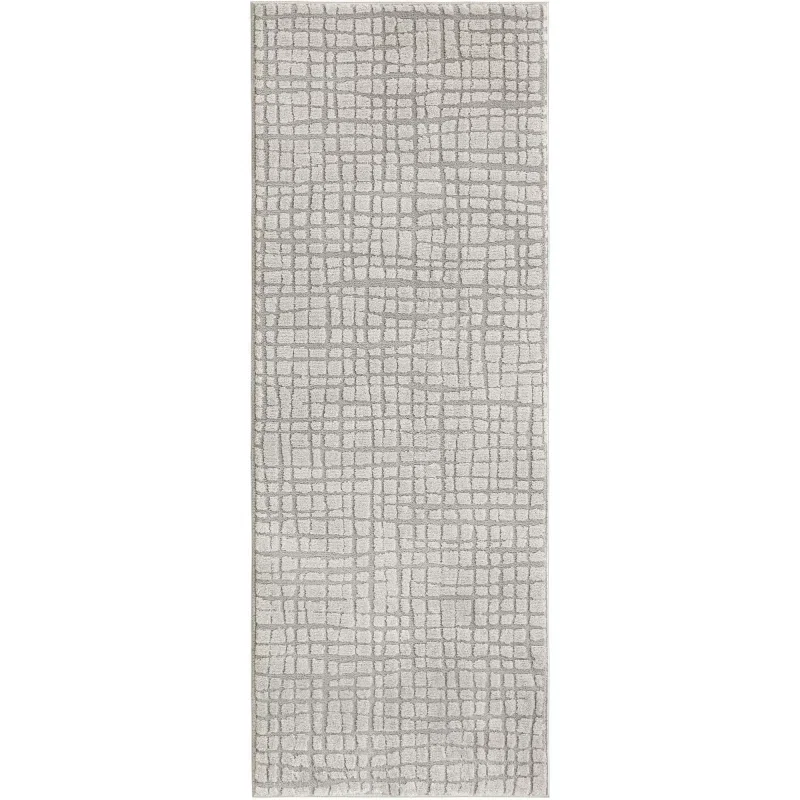 Tapete Texturas Enrejado en Gris Piedra