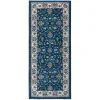 Tapete Tierra Floral en Azul Egipcio