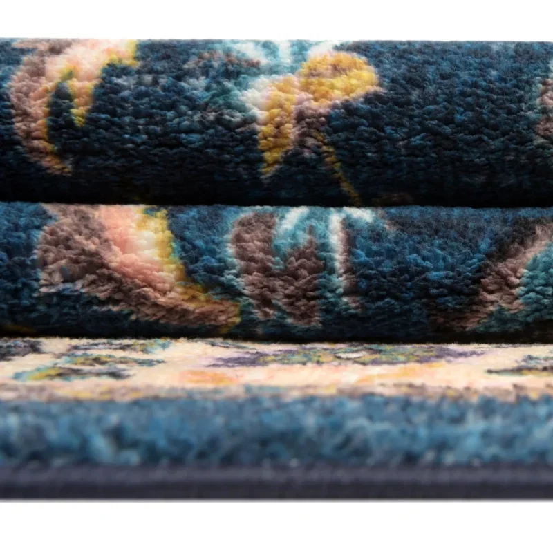 tierra floral en azul egipcio