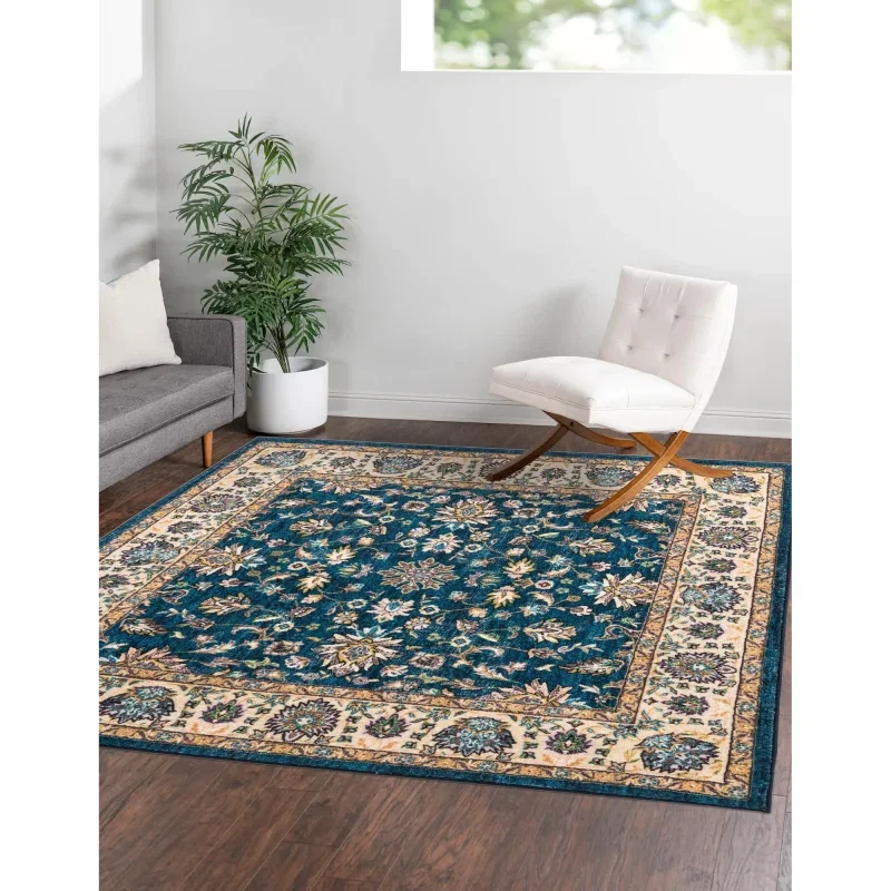 tierra floral en azul egipcio
