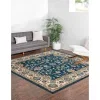 tierra floral en azul egipcio