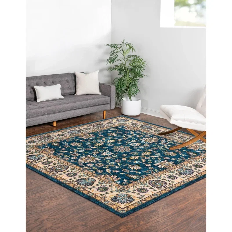 tierra floral en azul egipcio
