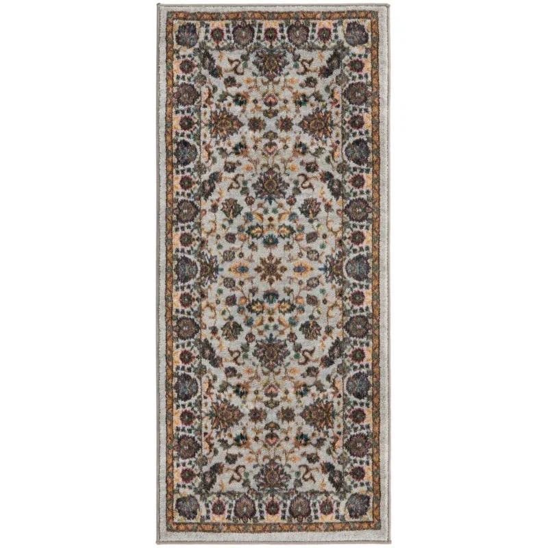 tierra floral en gris nube