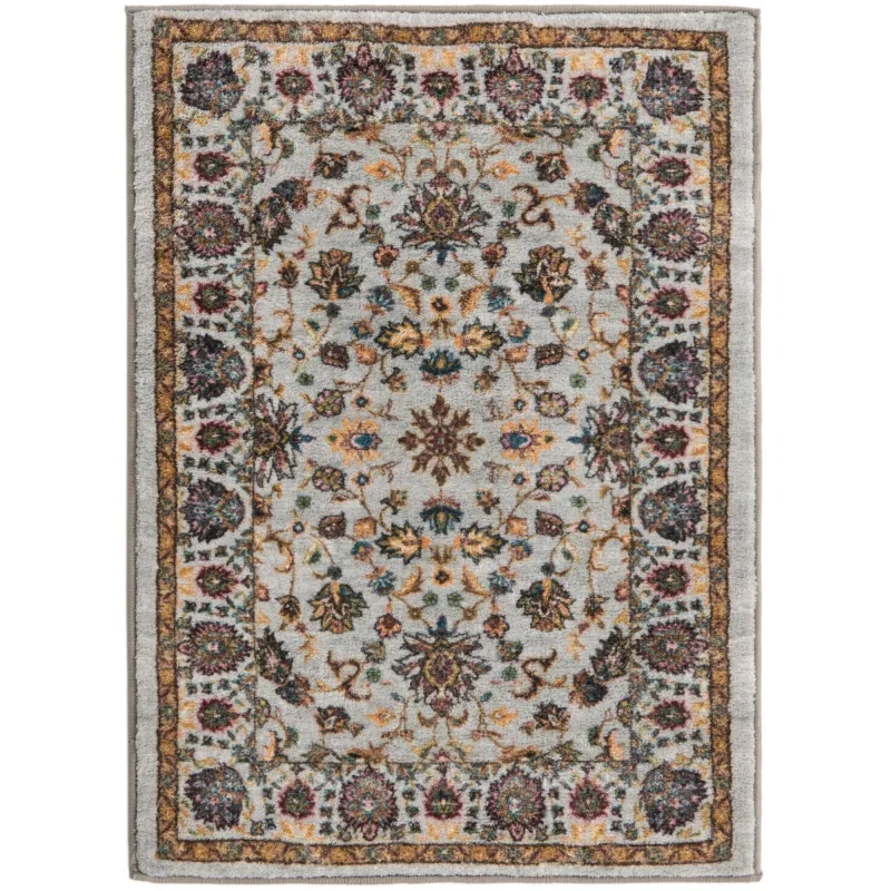 tierra floral en gris nube
