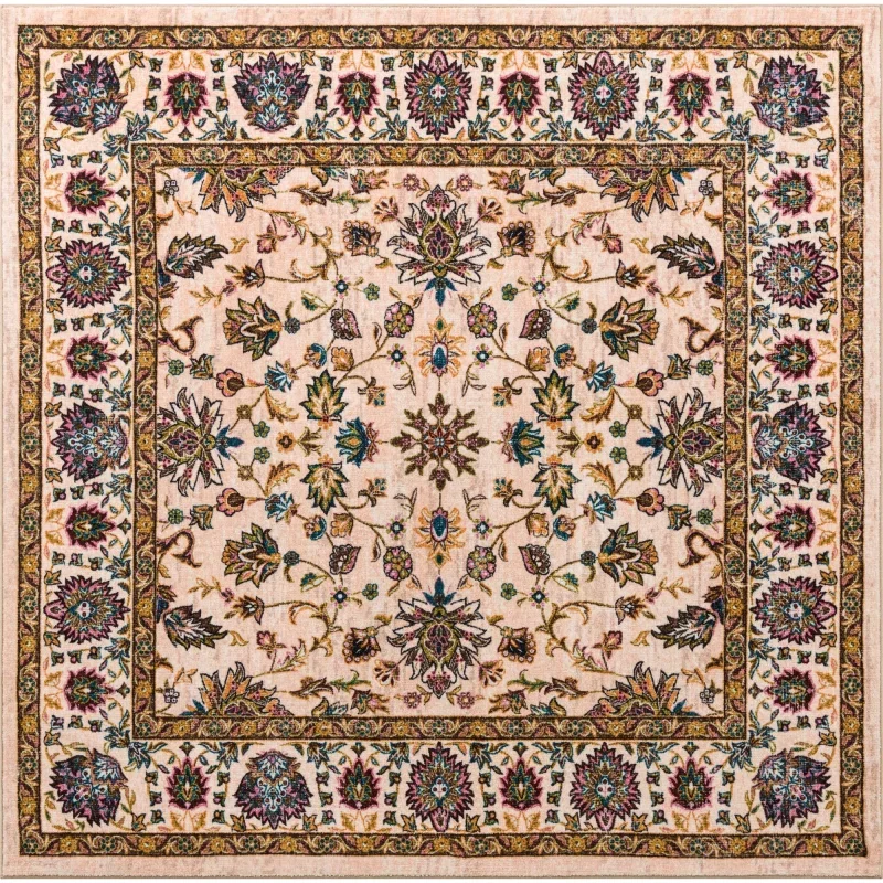 tierra floral en marfil