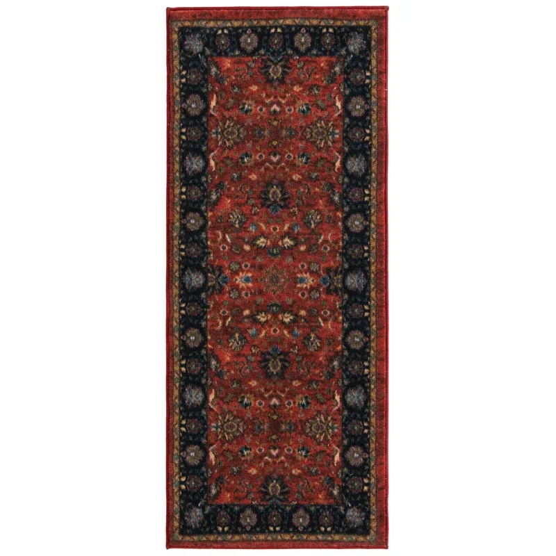 tierra floral en rojo clasico