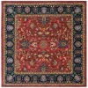 tierra floral en rojo clasico