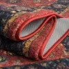 tierra floral en rojo clasico