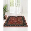 tierra floral en rojo clasico