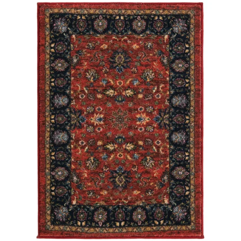 tierra floral en rojo clasico