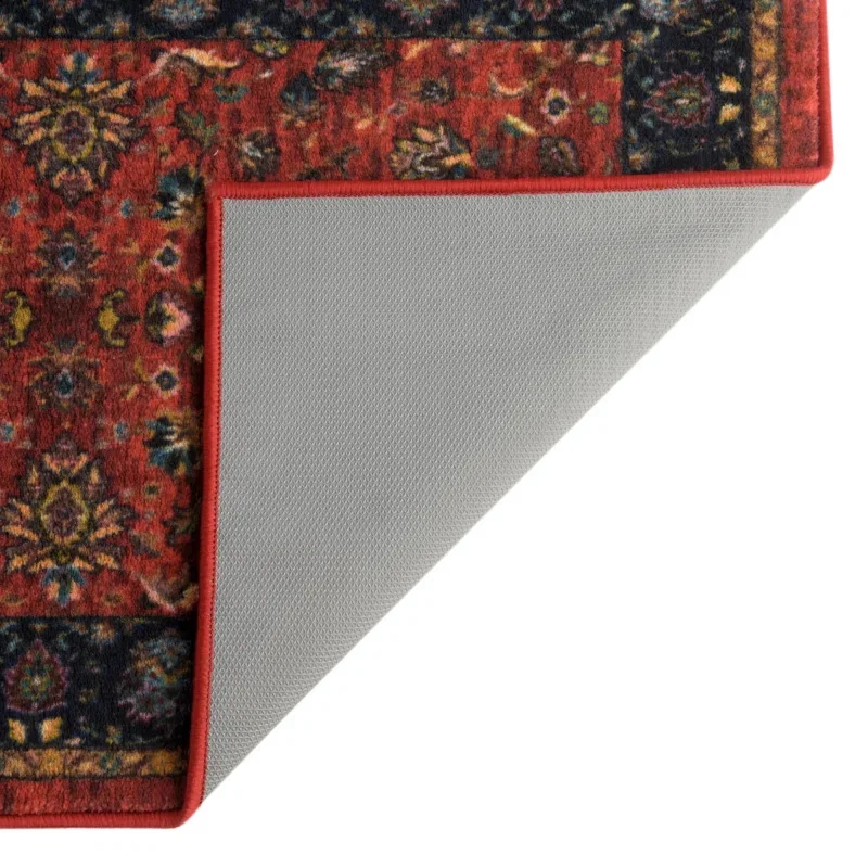 tierra floral en rojo clasico