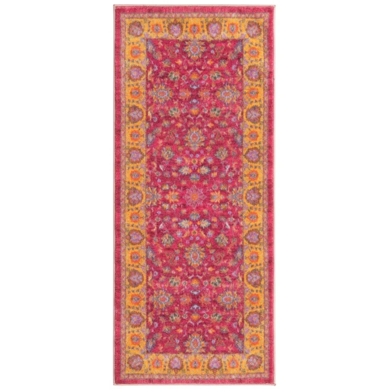 tierra floral en rosa frambuesa