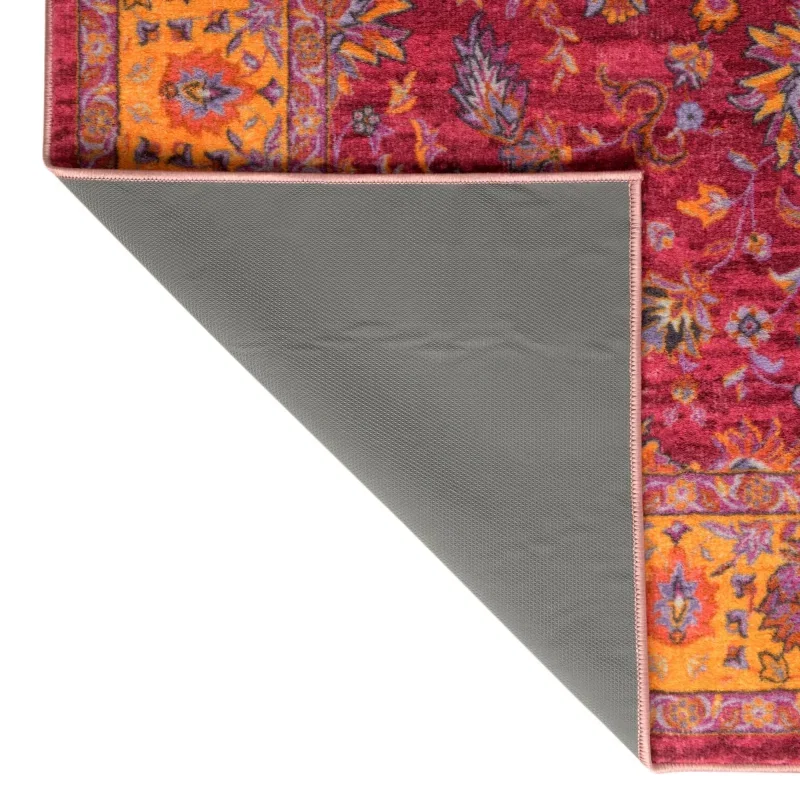 tierra floral en rosa frambuesa