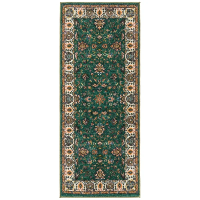 tierra floral en verde esmeralda