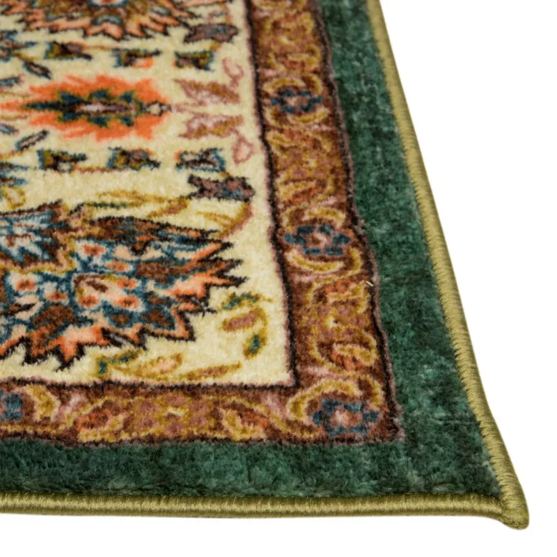 Tapete Tierra Floral en Verde Esmeralda