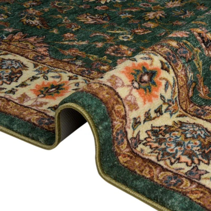 Tapete Tierra Floral en Verde Esmeralda