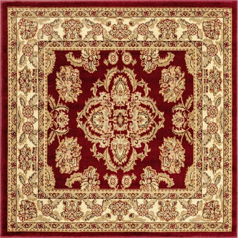travesia medallon en rojo