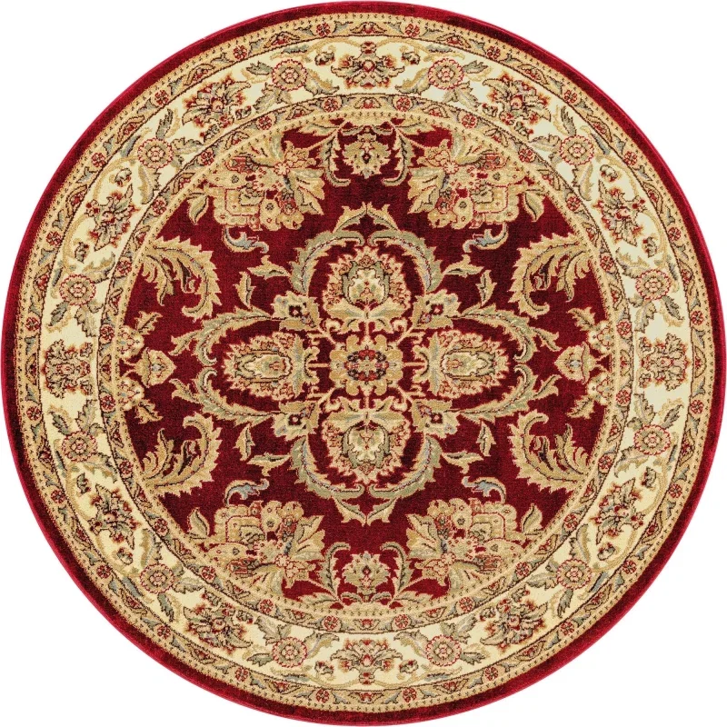 travesia medallon en rojo