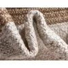 Tapete Trenzado de Yute Blanco con Borde Natural