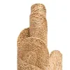 trenzado de yute con orilla ornamental en natural