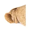 trenzado de yute con orilla ornamental en natural