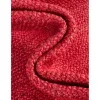 trenzado de yute rojo con borde natural