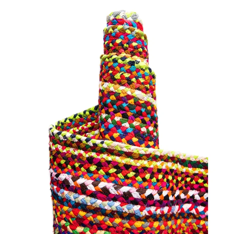Tapete Trenzado Multicolor