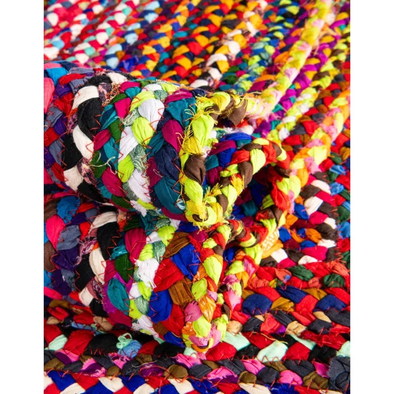 Tapete Trenzado Multicolor
