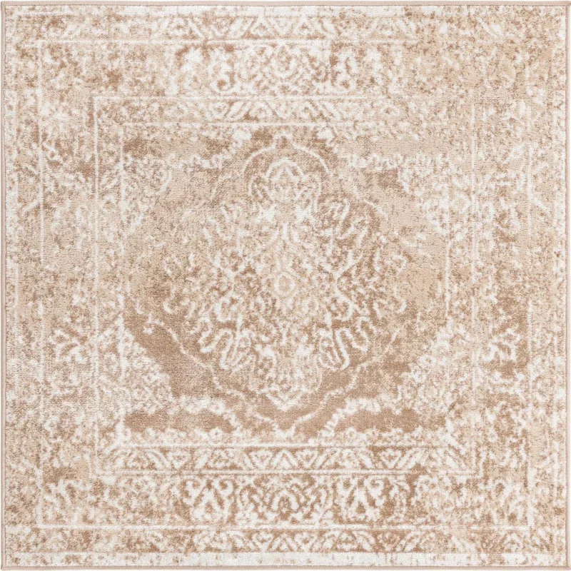 universal medallon sutil en beige